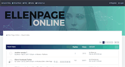 Desktop Screenshot of board.ellen-page.org