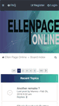 Mobile Screenshot of board.ellen-page.org